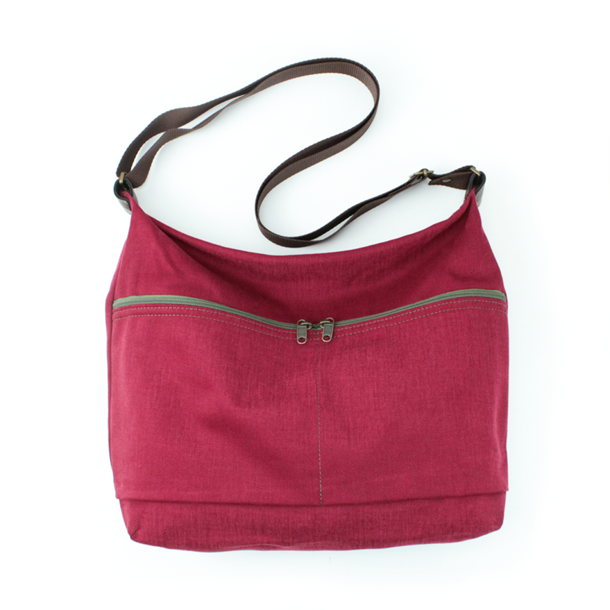 Bolso Cremallera Rojo